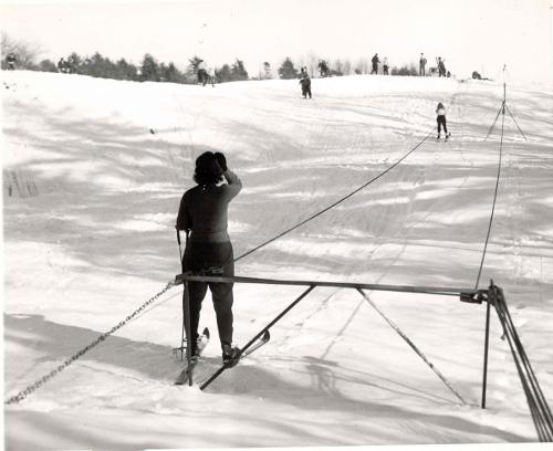 Exterior Skiing Rope Tow 1955 (Scofield)